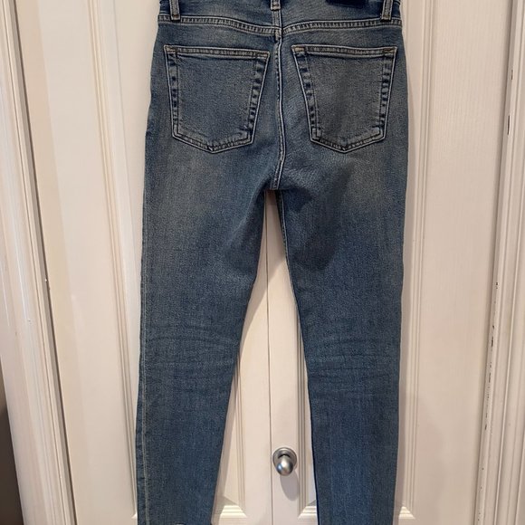 EUC Re/Done High Rise Ankle Crop - Picture 3 of 8